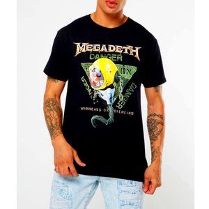 Megadeth Warheads on Foreheads thrash metal rock Official T-Shirt L NWT